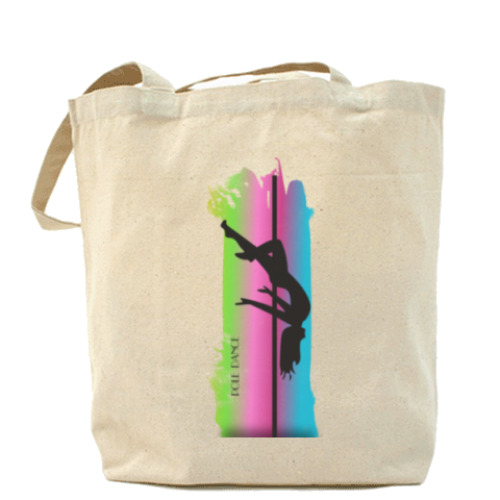 Сумка шоппер с принтом Pole Dance