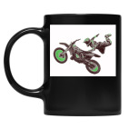 Кружка цветная UV-DTF