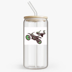 Банка с бамбуковой крышкой