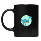 Кружка цветная UV-DTF