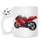 Кружка с футбольным мячиком