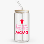 Банка с бамбуковой крышкой