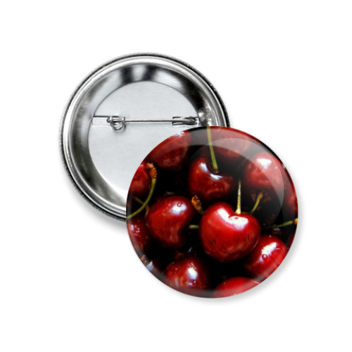 Значок 37мм Черешня