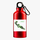 Металлическая бутылка 400 мл UV-DTF