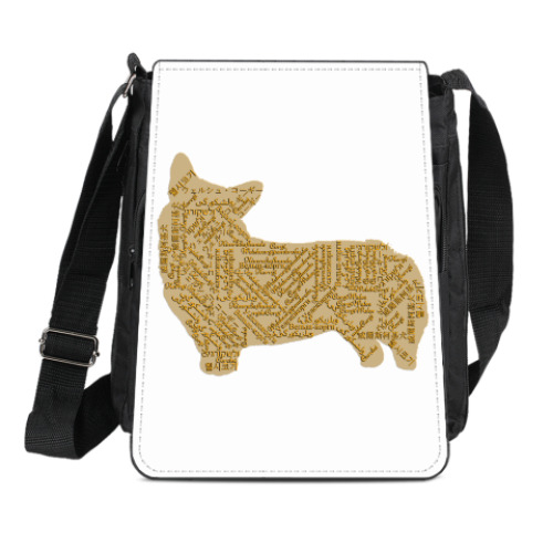 Сумка-планшет с принтом  InterCorgi