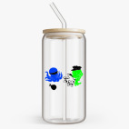 Банка с бамбуковой крышкой