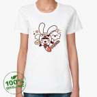 Женская футболка органик