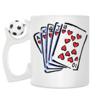 Кружка с футбольным мячиком