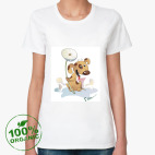 Женская футболка органик