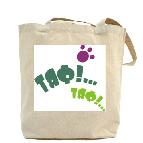 Сумка шоппер с принтом Собачка