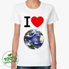 Женская футболка органик