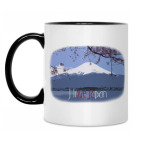 Кружка двухцветная