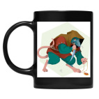 Кружка цветная UV-DTF