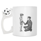 Кружка с футбольным мячиком