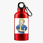 Металлическая бутылка 400 мл UV-DTF