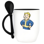 Кружка с ложкой