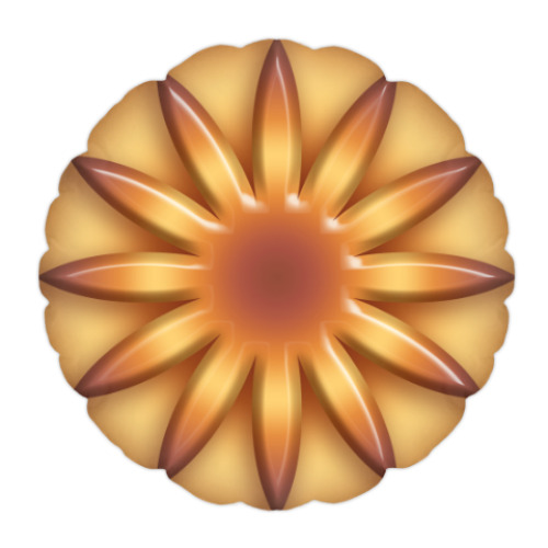 Подушка Этническое солнце