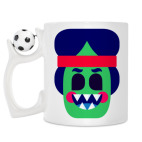 Кружка с футбольным мячиком