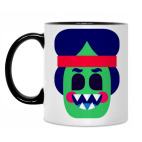 Кружка двухцветная