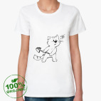 Женская футболка органик