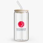 Банка с бамбуковой крышкой