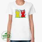 Женская футболка органик