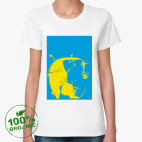 Женская футболка органик