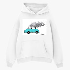 Толстовка худи оверсайз