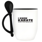 Кружка с ложкой