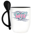 Кружка с ложкой