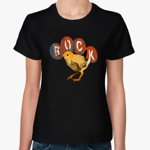 Женская футболка Rock Chick