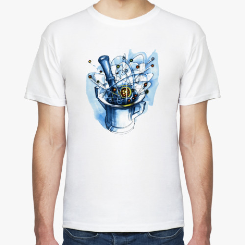 Футболка с принтом Ядерная