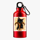 Металлическая бутылка 400 мл UV-DTF