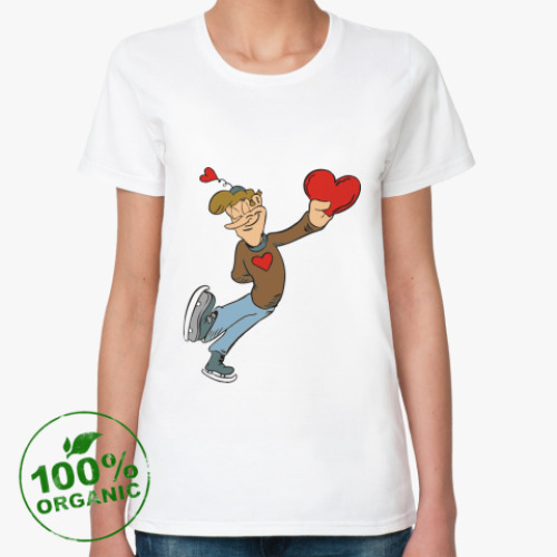 Женская футболка из органик-хлопка Влюбленный