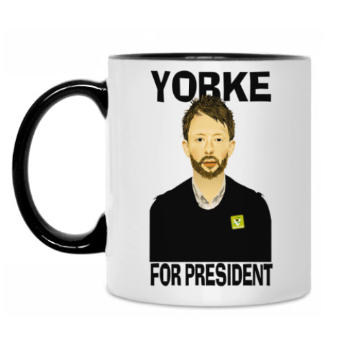 Кружка с принтом Yorke