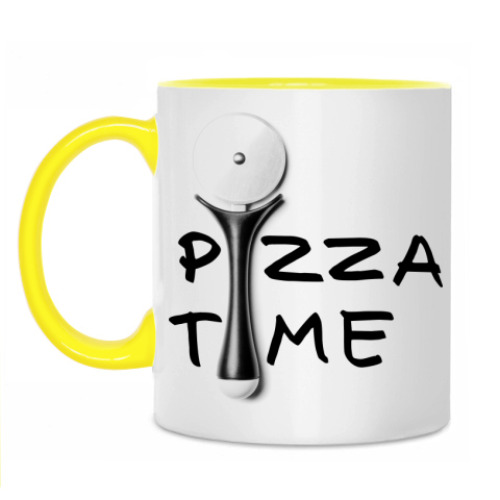 Кружка с принтом Pizza Time