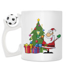 Кружка с футбольным мячиком