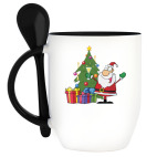 Кружка с ложкой