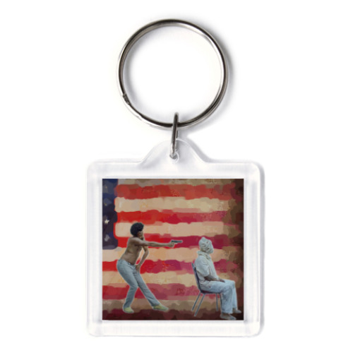 Брелок с принтом This is America