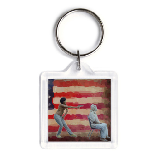 Брелок с принтом This is America