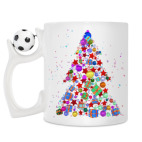 Кружка с футбольным мячиком