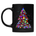 Кружка цветная UV-DTF