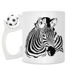 Кружка с футбольным мячиком