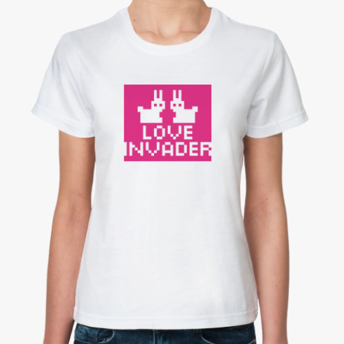 Классическая футболка Love Invader