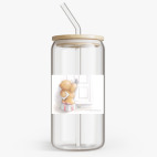 Банка с бамбуковой крышкой