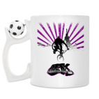 Кружка с футбольным мячиком