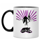 Кружка двухцветная