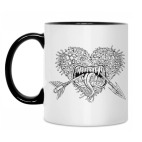 Кружка двухцветная