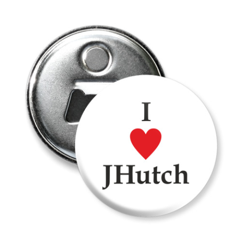 Магнит-открывашка с принтом Я люблю Джоша