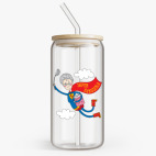 Банка с бамбуковой крышкой